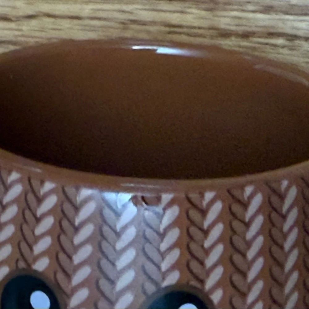 Sock Monkey Brown Face Double Handle Galerie Mug